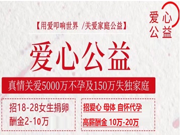 长沙市捐卵助孕生子 爱心志愿者招募